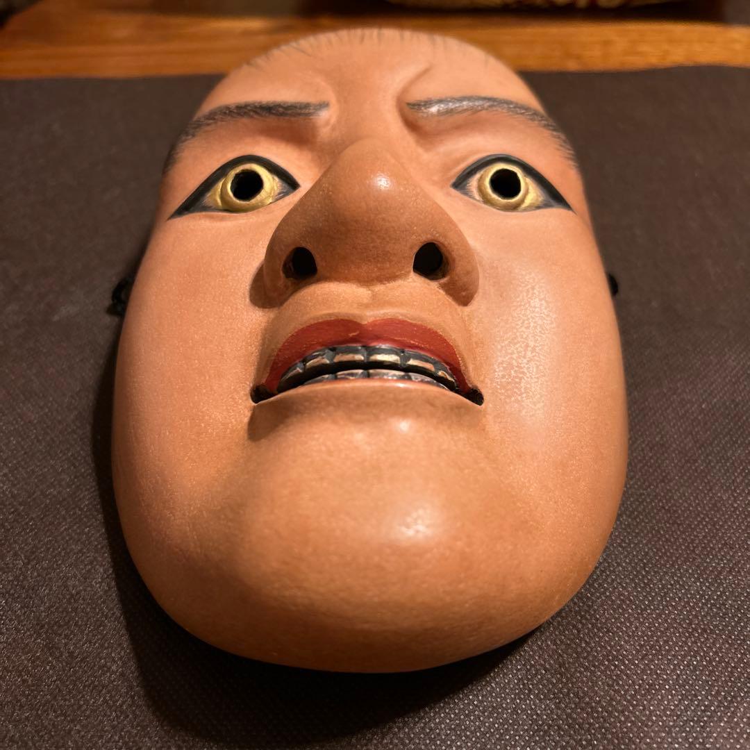 能面 木彫り 大童子 おおどうじ - メルカリ