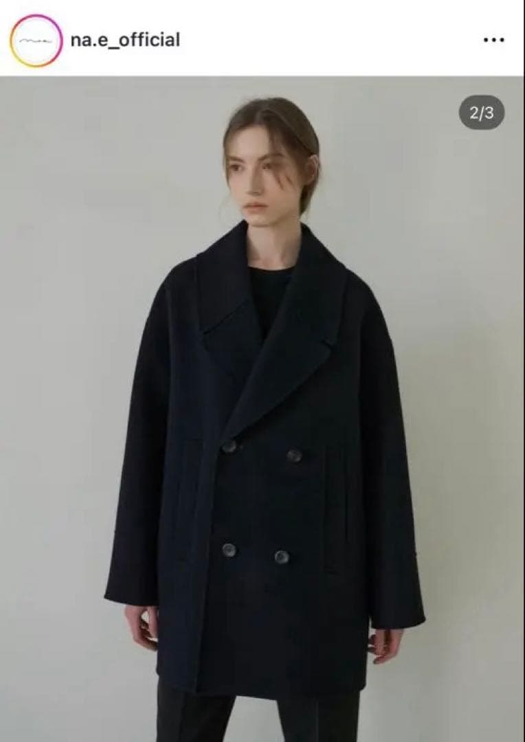 【完売新品】na.e Traditional Melton CoatナエPコート na.e Traditional Melton Coat - メルカリ