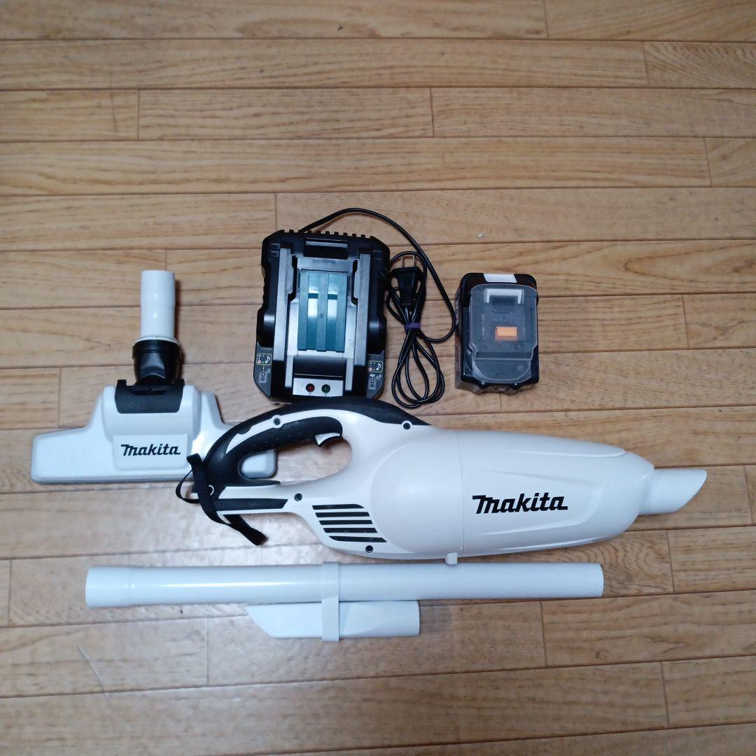 マキタ18V充電式クリーナーCL180FDバッテリー、充電器付 マキタ（makita） 【送料無料】□マキタ 充電式クリーナー CL180FD白+