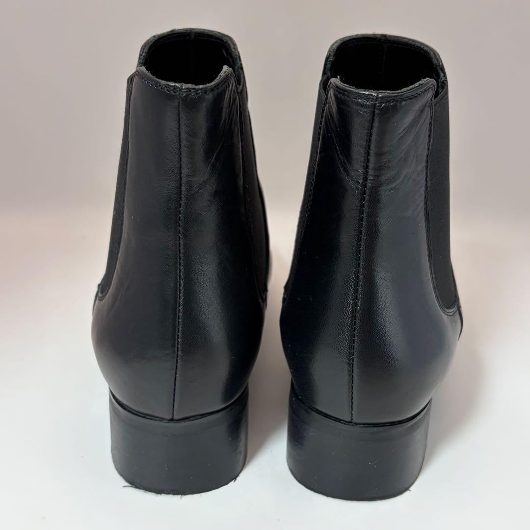 えいふりファビオルスコーニ サイドゴアブーツ 黒 37 23.5cm