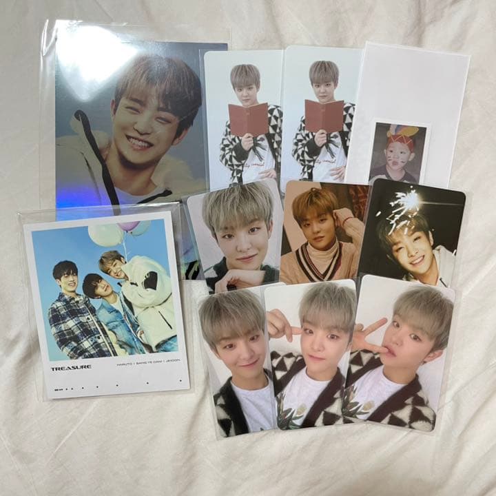 treasure ジフン トレカ コンプ セット TREASURE ジフン&アサヒトレカいっぱいご紹介です🎶K-POP公式グッズお