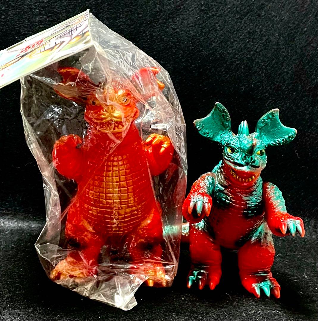 バラゴン ポピー キングザウルス シリーズ & ベアモデル レトロ 怪獣 ソフビ ソフビ ポピー キングザウルス 復刻版 怪獣シリーズ 一角超獣バキシム