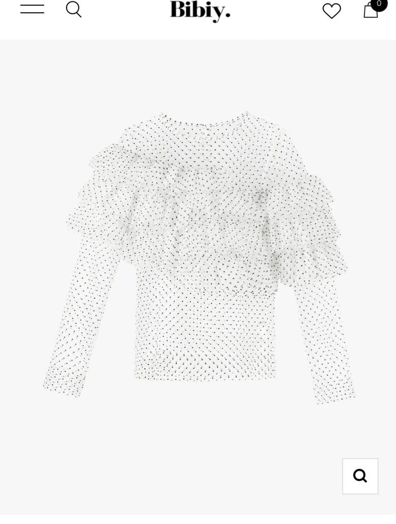 ビビィ bibiy シアートップス チュールトップス BELINDA TOP