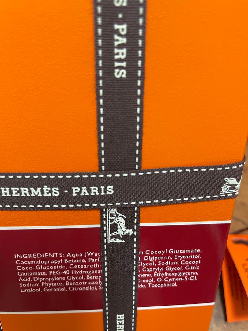 再値下げ☆新品 HERMES ハンド＆ボディクレンジングジェル滑り止め