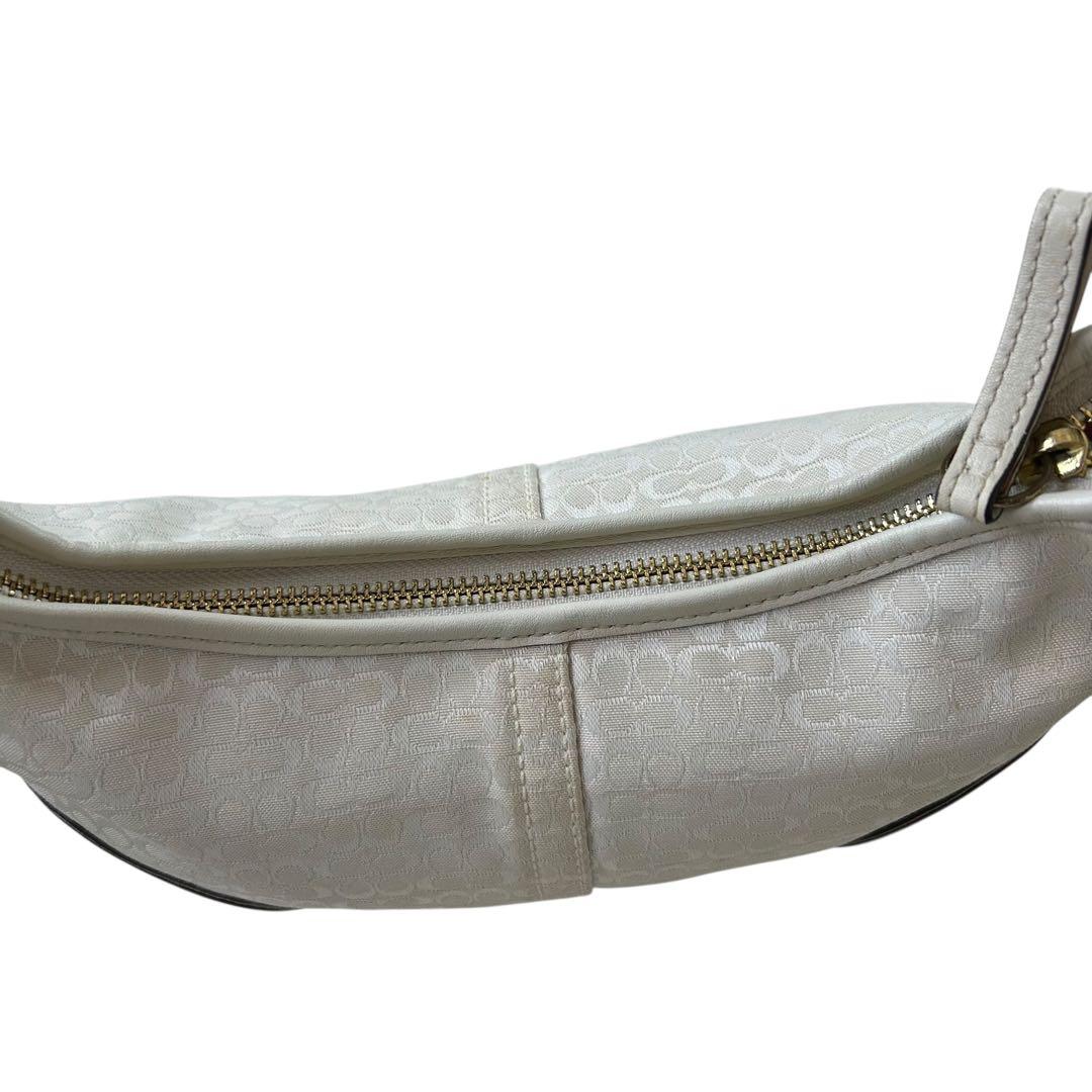 ✨極美品✨ COACH ホーボー 三日月 ゴールド金具 シグネチャー レザー