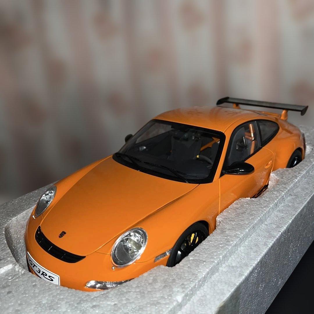 絶版】1/12 オートアート，ポルシェ911 GT3 RS オレンジ - メルカリ