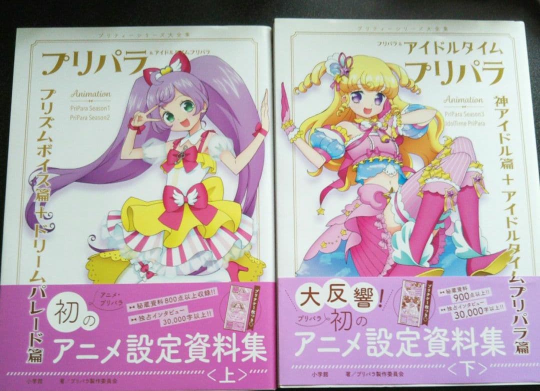 プリチケ未使用】プリパラ&アイドルタイムプリパラアニメ設定資料集 上