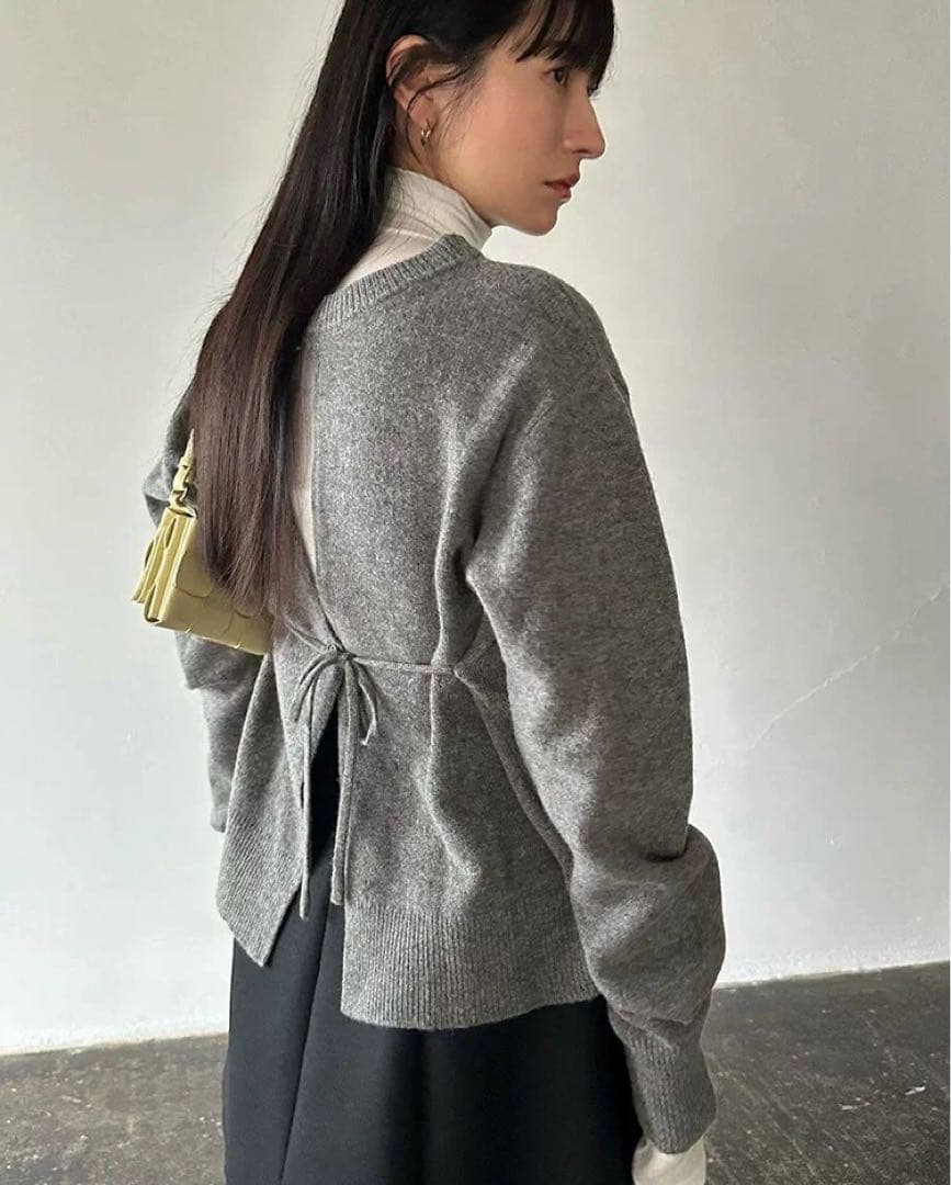 広瀬すず×CLANE W FACE CENTER SLIT KNIT TOPS - メルカリ