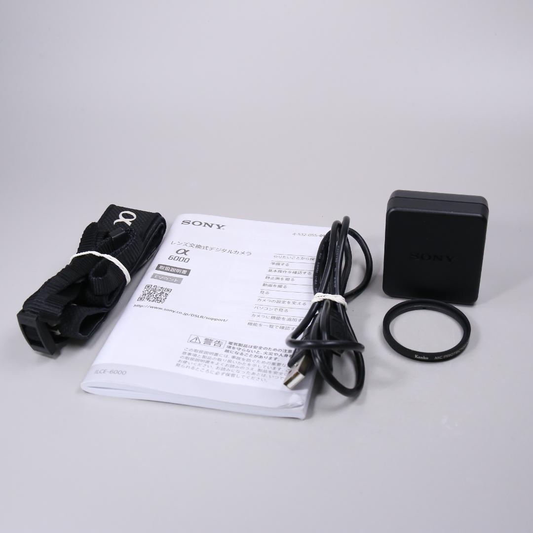 ☆ショット7905回☆SONY a6000 標準ズーム ホワイト ＃401の通販