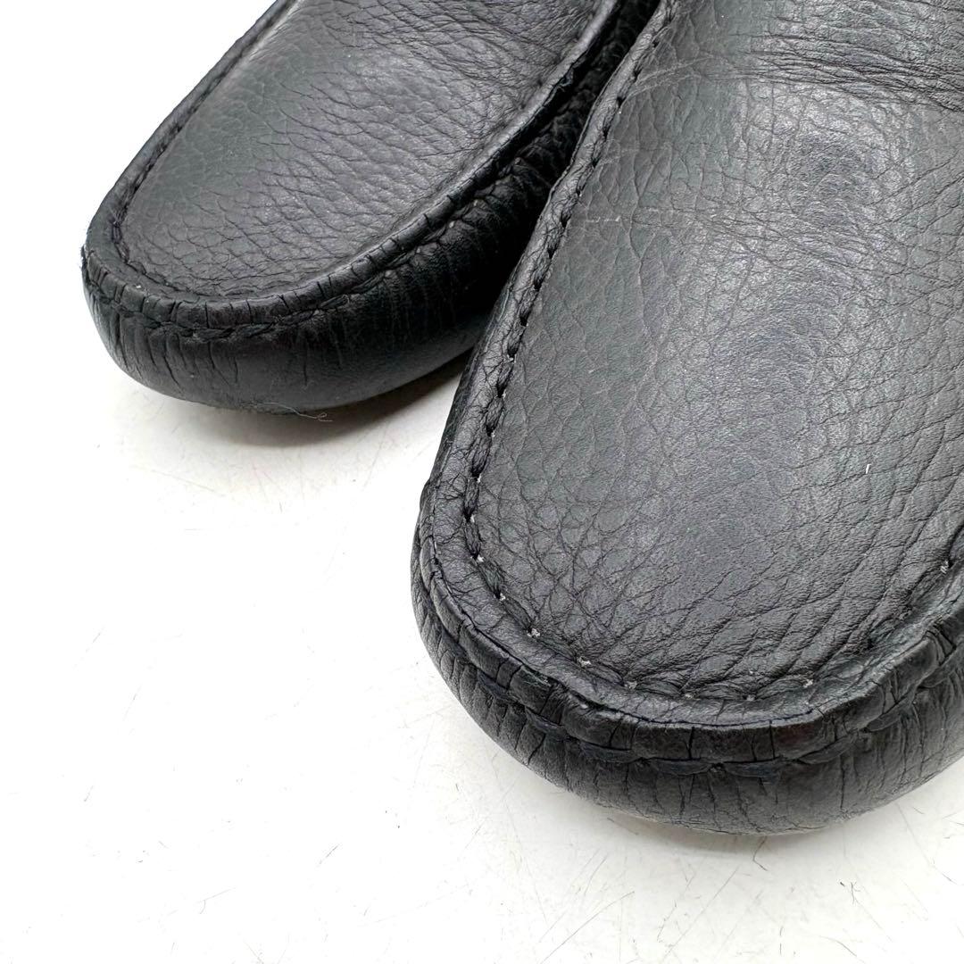 TOD'S ゴンミーニ ドライビング 【5.5】 シボ ブラック コブラブァンプ