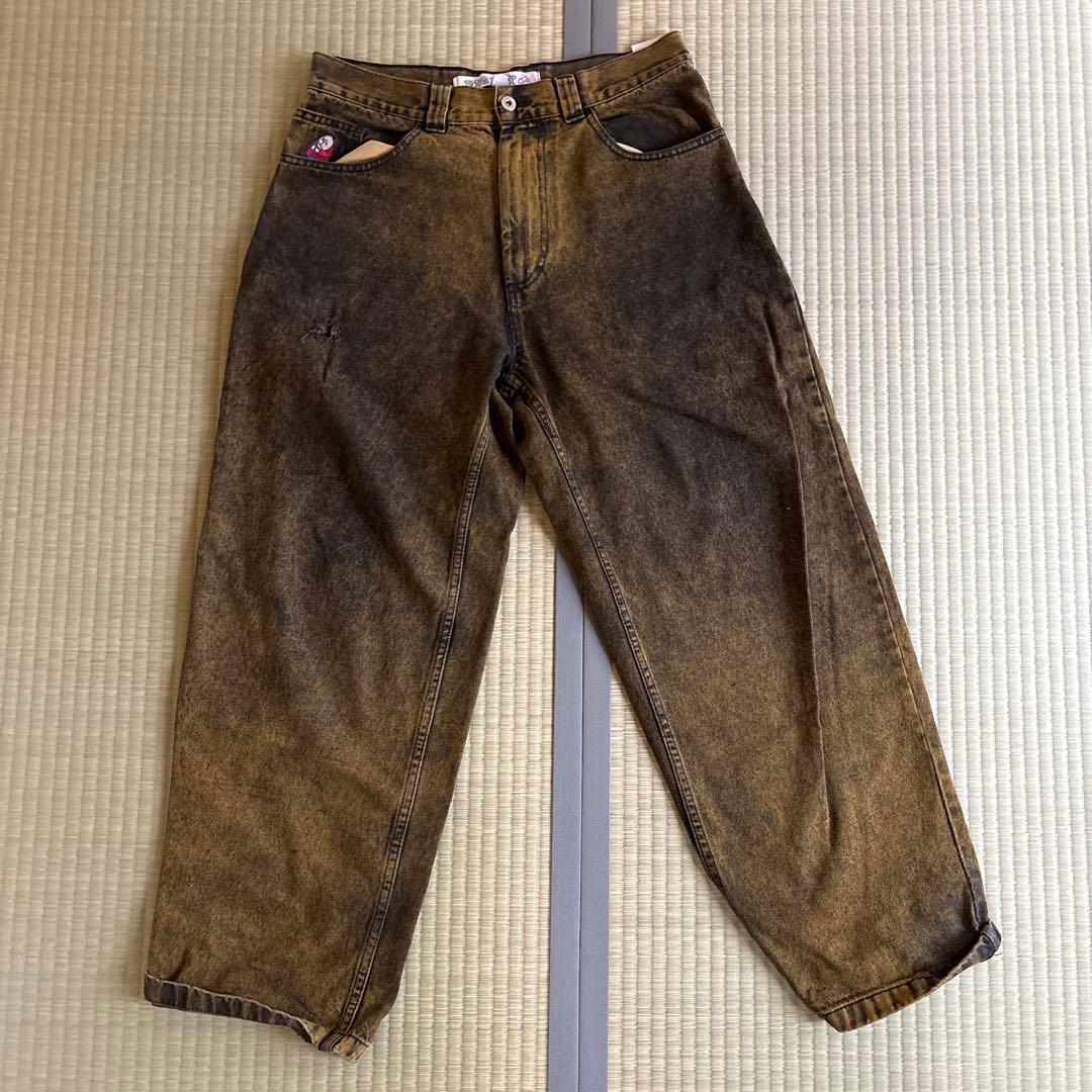 パンツ Polar Skate BIG BOY PANTS Big Boy Pants - Light Blue – Polar Skate Co.