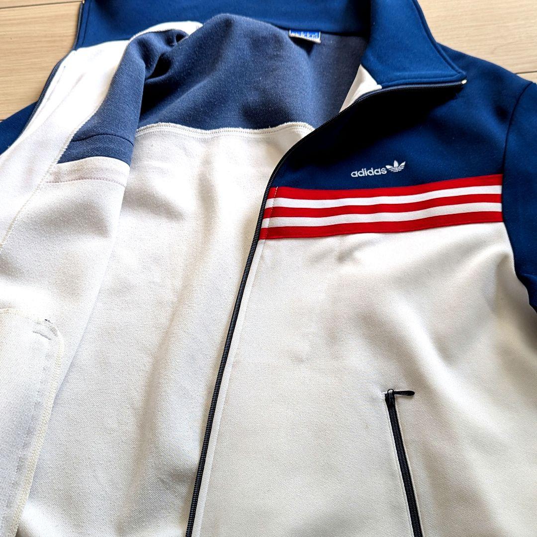80s◎超希少☆西ドイツ アディダス トラックジャケット デサント L 美品