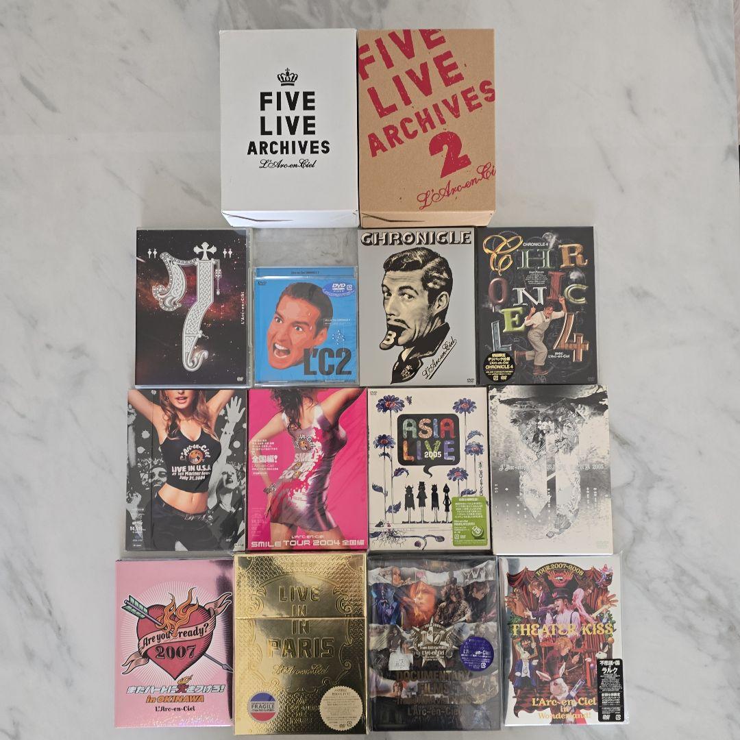 L'Arc～en～Ciel DVD 豪華FIVE LIVE Set - メルカリ