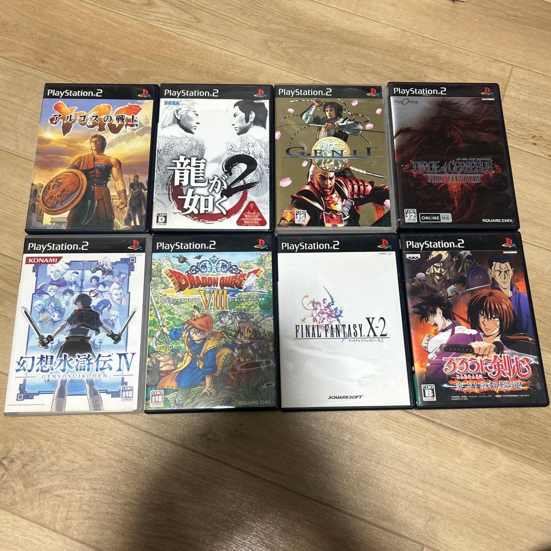 PS2 ゲームソフト 8本セット - メルカリ