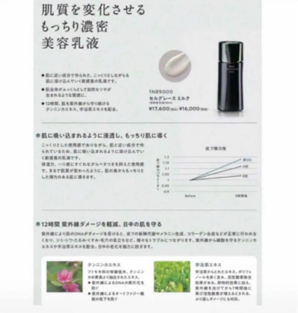 ナリス　《新》セルグレース　ミルク(乳液) ８０ml×２本（箱入発送）