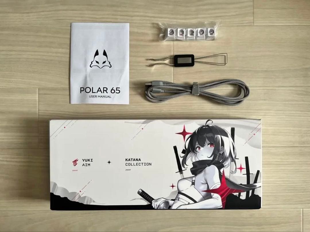 POLAR 65 Yuki Aimi キーボード本体 Yuki Aim Polar 65 (Katana Edition) – Arbiter Studio