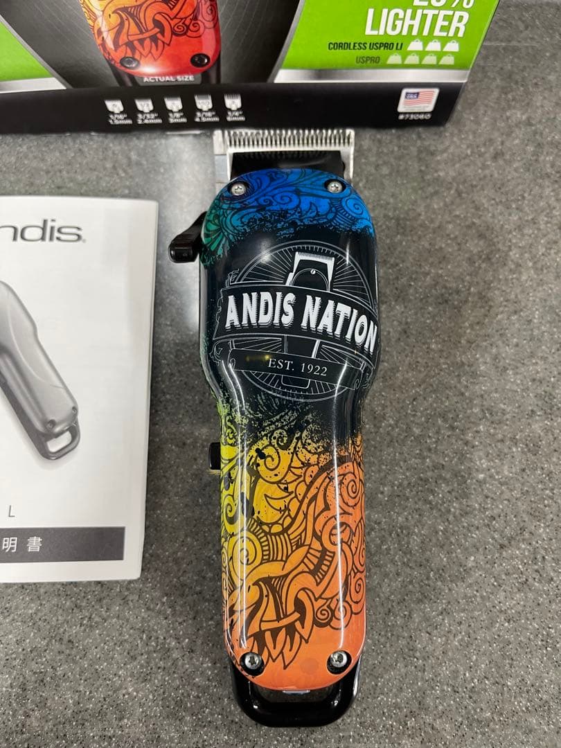 Andis コードレス US PRO Li Fade 業務用バリカン 数回使用 - メルカリ
