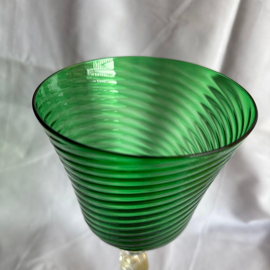 ベネチアングラス ドルフィン グリーン