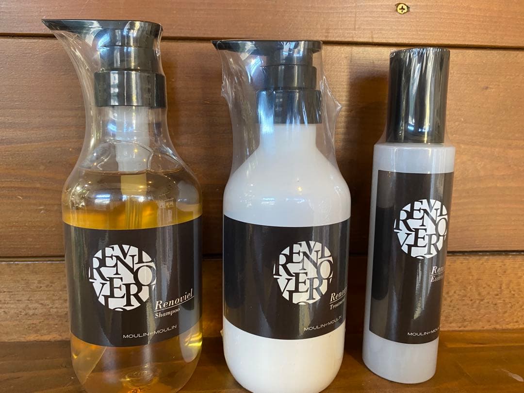 リノヴィールシャンプートリートメント、アウトバストリートメント3点セット 試してみた】リノヴィールシャンプー／トリートメント リノヴィールの