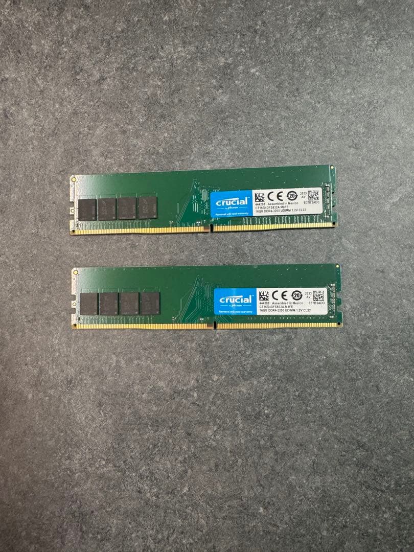 Crucial 16GB DDR4 3200MT/s メモリ 2枚セット Amazon | Crucial ノートPC用増設メモリ 16GB (16GBx1枚) DDR4 3200MT