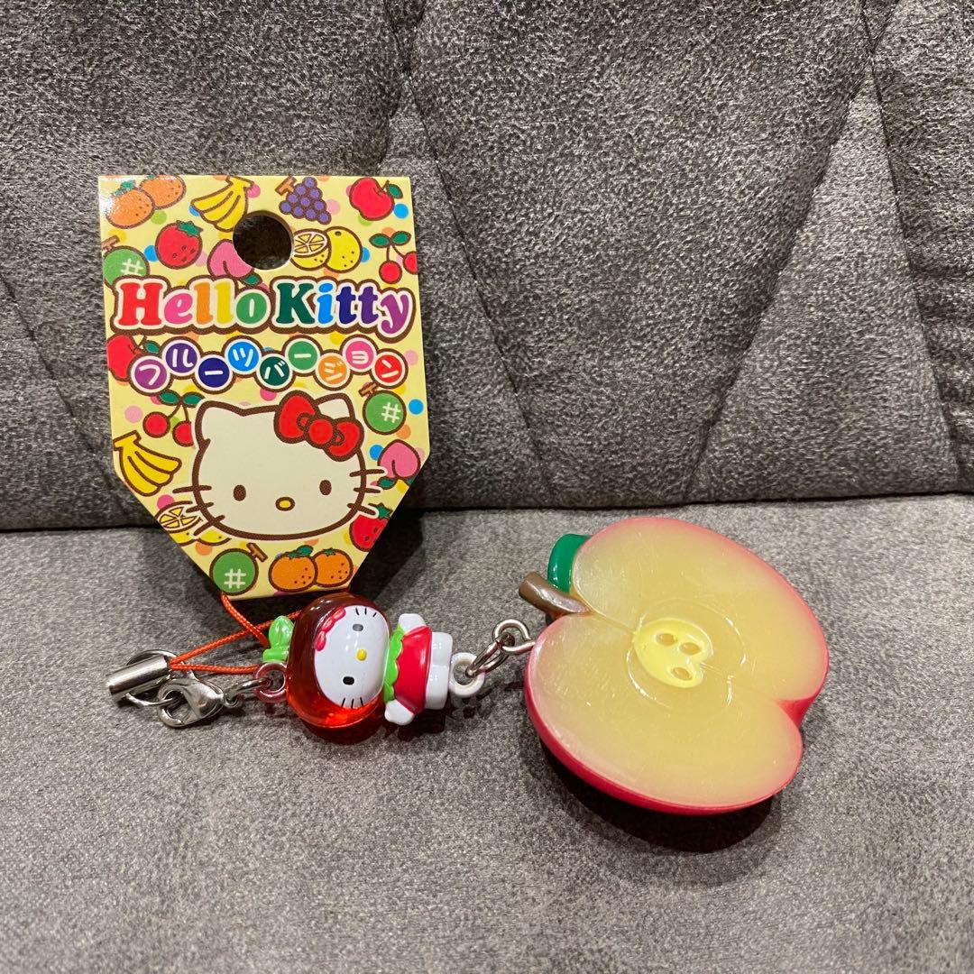 激レア ご当地キティ ハローキティ フルーツバージョン りんご 希少 ハローキティ - 美品 2002年当時物 長野限定 信州りんご ハローキティ