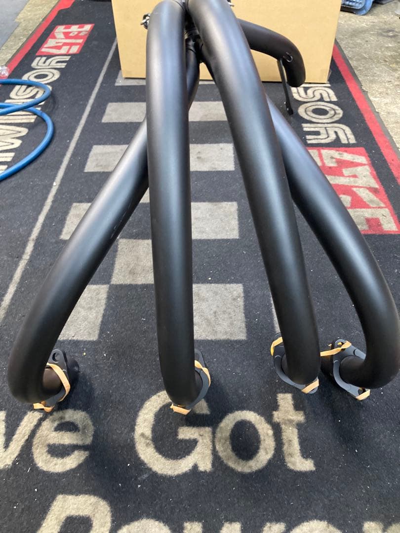 ホンダ CBX400F CBR400F サタケ 手曲げ黒鉄マフラー45パイ - メルカリ