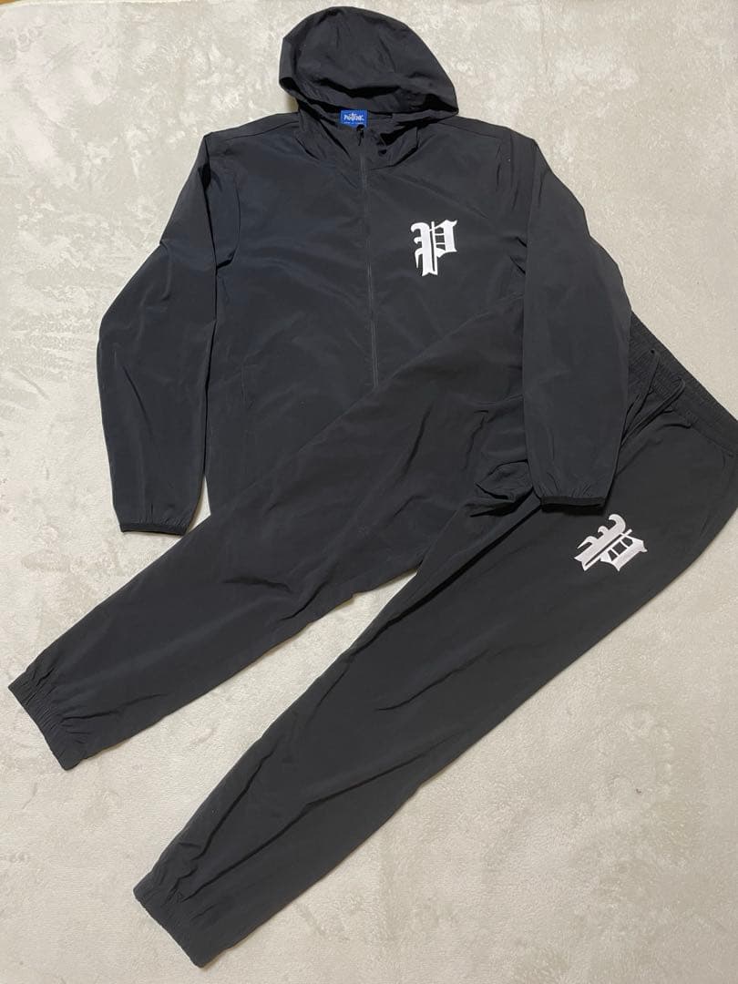 PHATRNK ファットランク　ナイロン　ジャケット　セットアップ　ブラック　L PHATRNK ファットランク ナイロン ジャケット セットアップ ブラック L