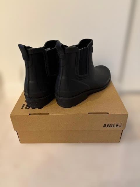未使用品 AIGLE エーグル carville 2 ブラック 38 レディース - メルカリ