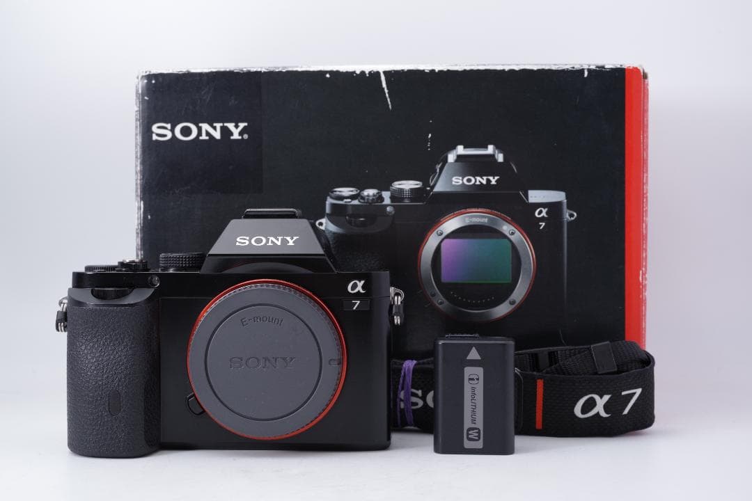 SONY α7 箱付 ストラップ/バッテリー＋１ Amazon | SWFOTO PSL-a7RIVG SONY a7iv a9ii専用VG-C4EM バッテリー