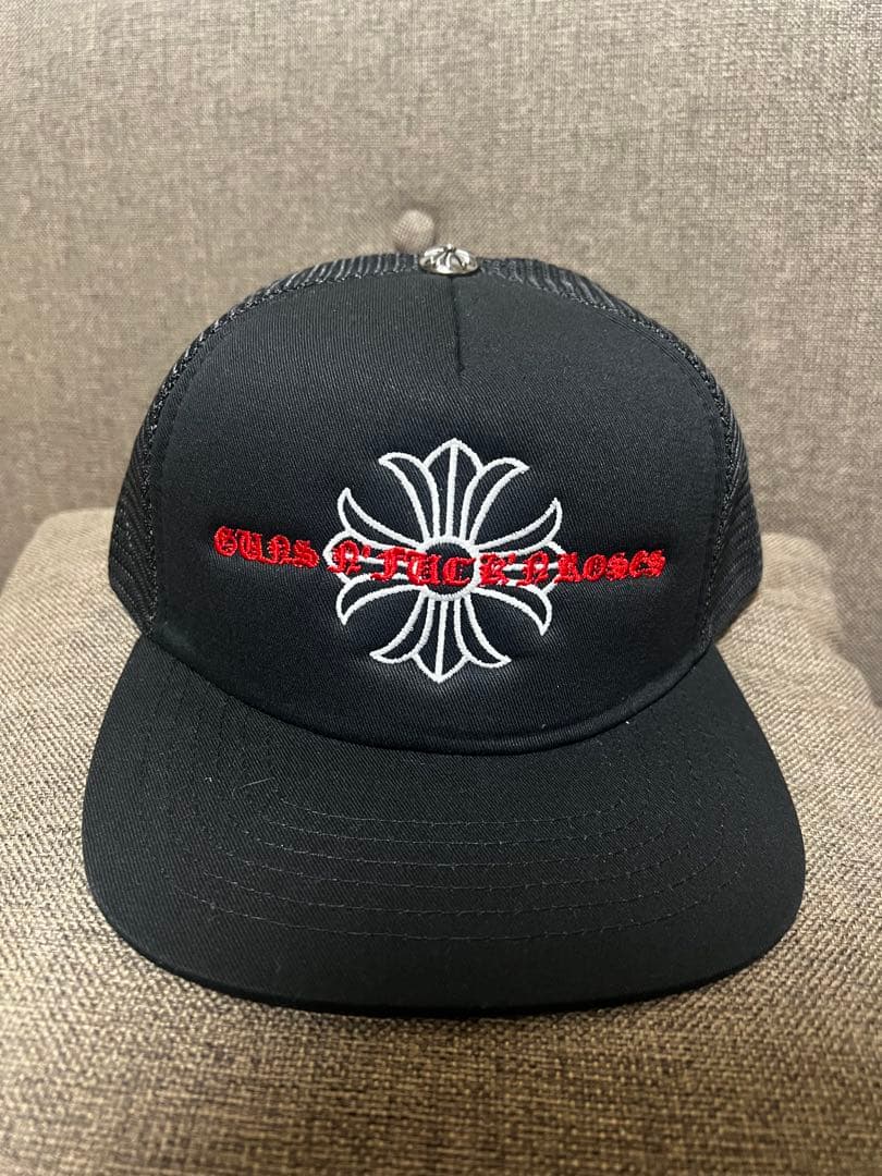GUNS N' ROSES トラッカーキャップ黒 (CHROME HEARTS) Chrome Hearts Guns N' Roses Trucker Hat – Justin Reed