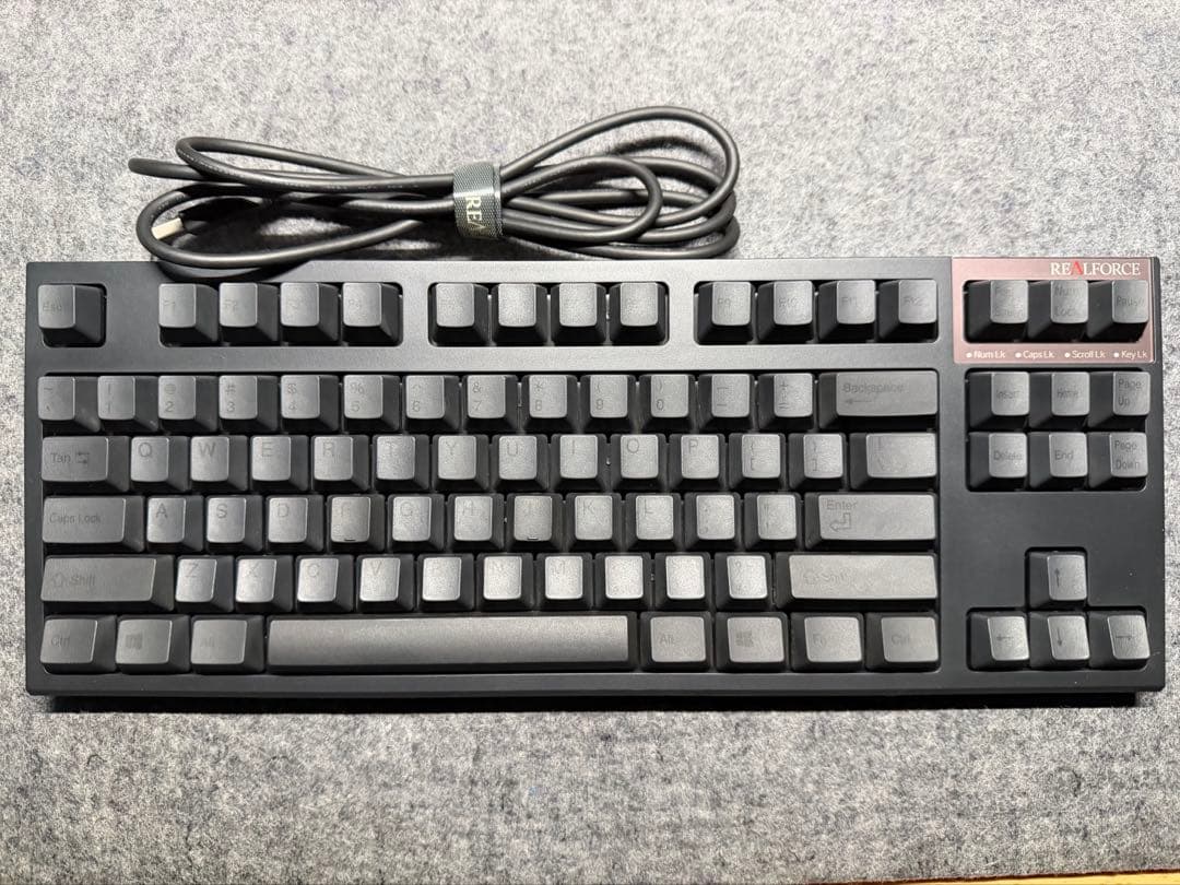REALFORCE TKL 英字テンキーレスキーボードR2TLS-US5-BK 製品 : REALFORCE TKL S / R2TLS-US5-BK | REALFORCE | 日本製