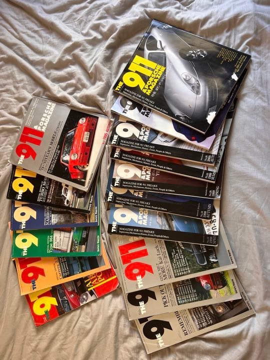 値下げ！THE 911 ＆ PORSHE MAGAZE 創刊号～6号他まとめて！ THE 911 ＆ PORSCHE MAGAZINE（ザ911アンドポルシェマガジン）のバック