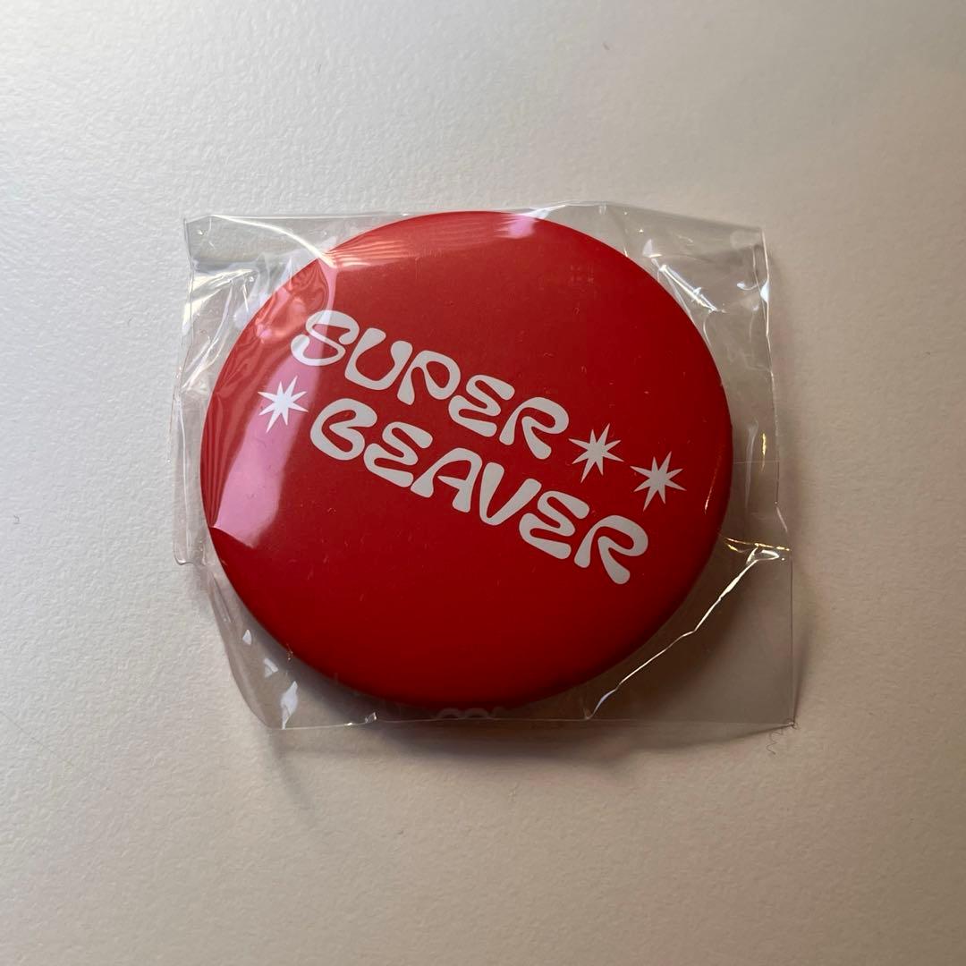 SUPER BEAVER 缶バッジ 赤 - メルカリ