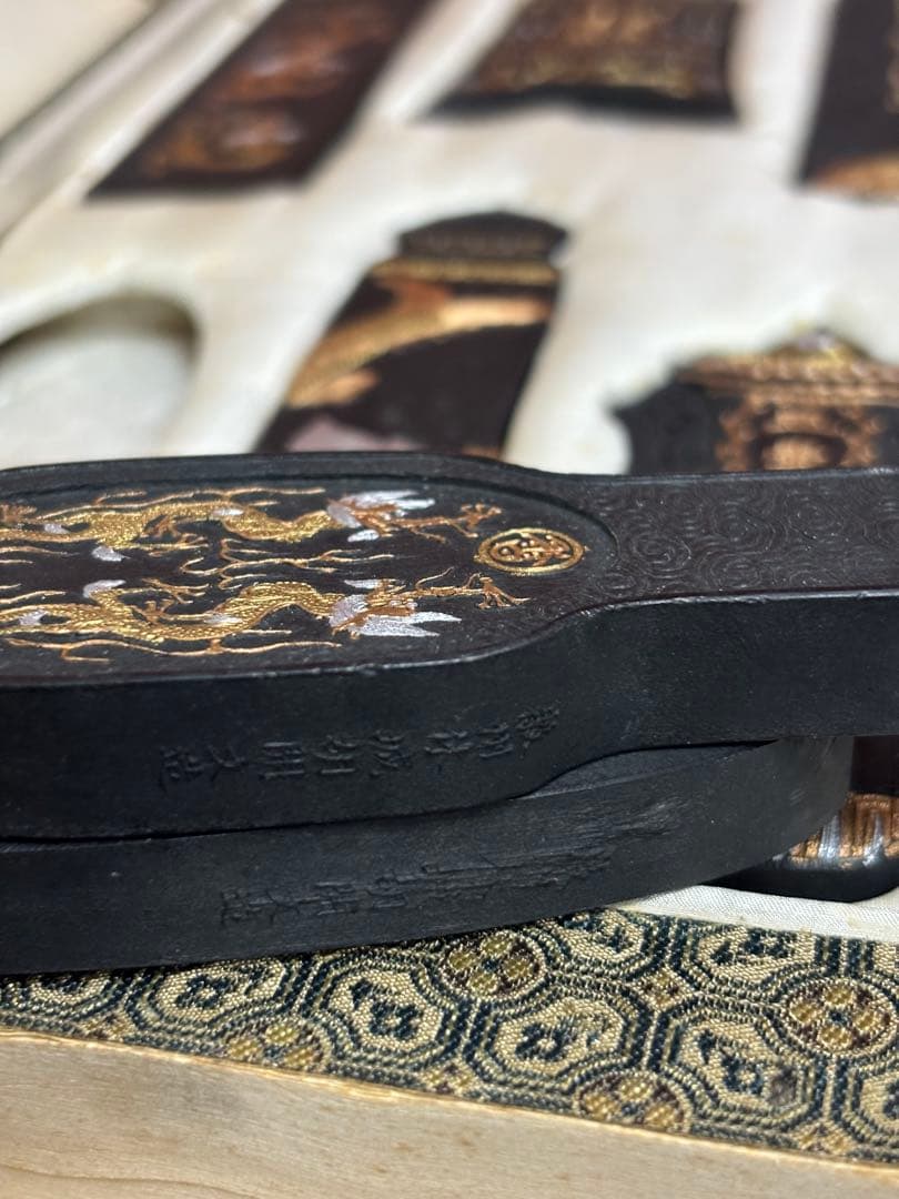 中国美術 八宝奇珍古墨 中国墨 固形墨 書道具