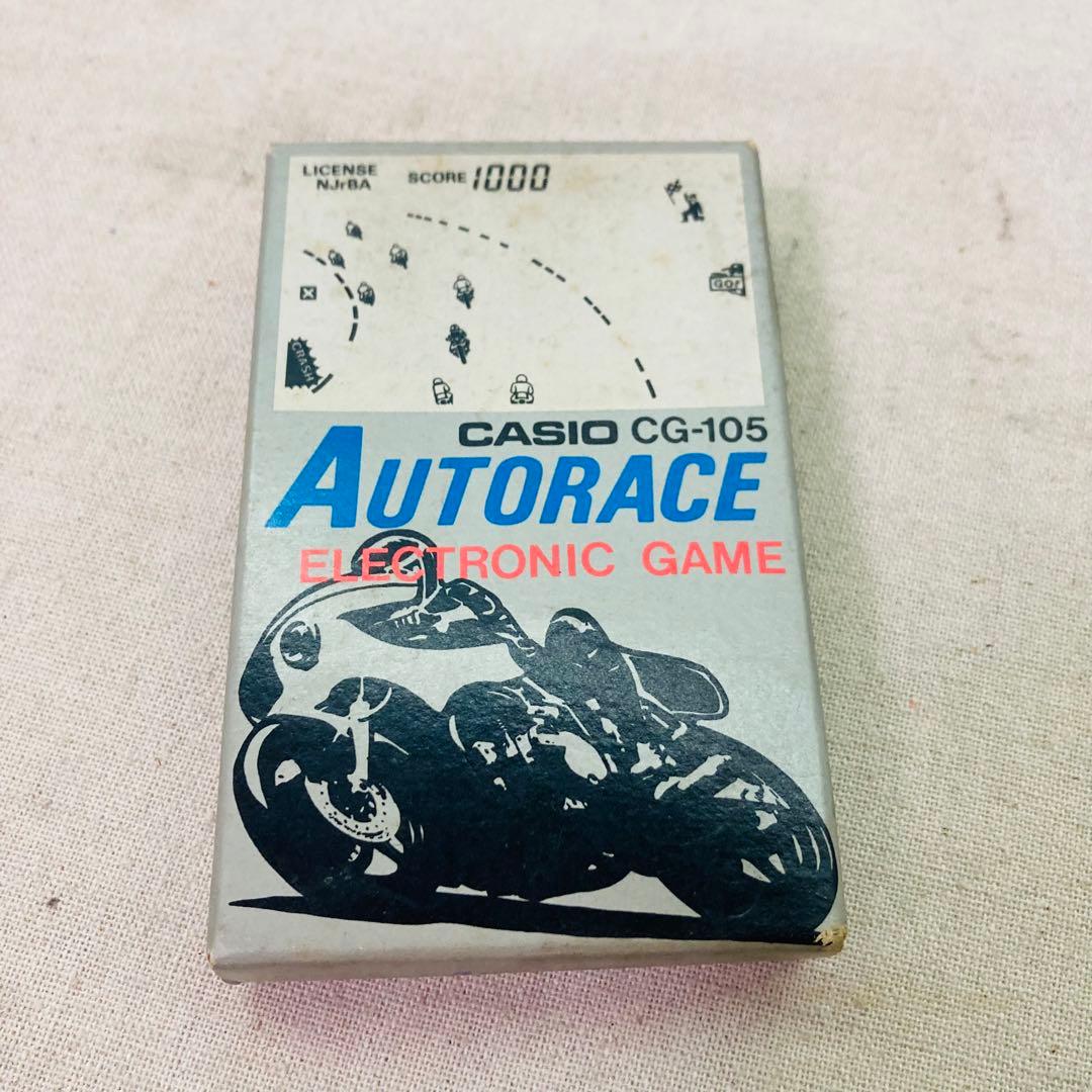 レトロ】CASIO オートレース CG-105 ゲームウォッチ レトロゲーム