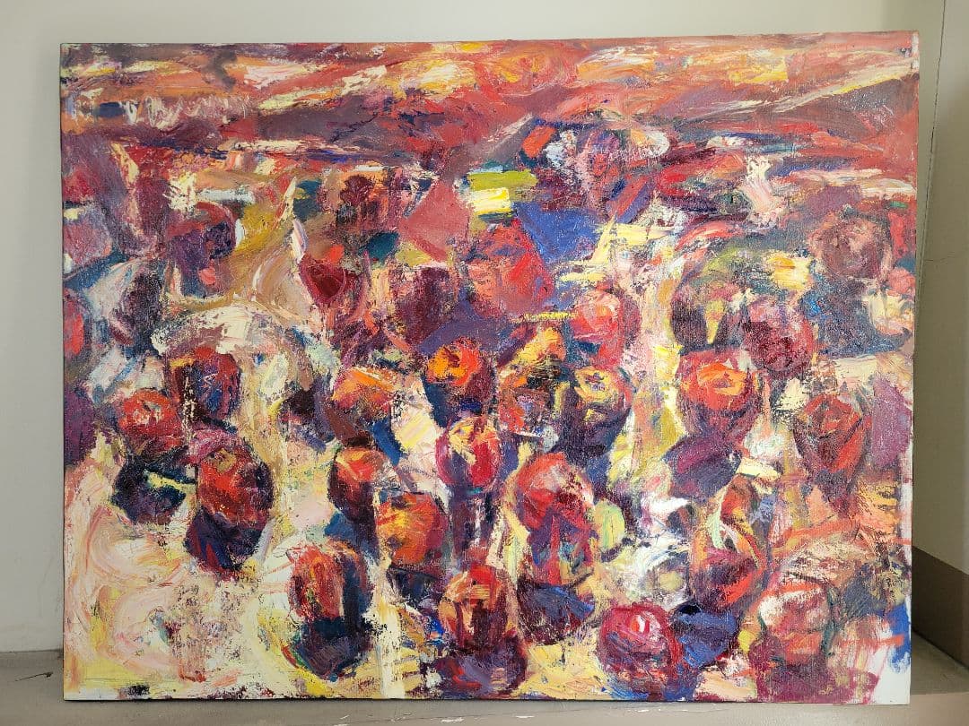 抽象油彩画 果物の静物 大きなキャンバス クールベ【果物のある静物】 - 手描き 絵画（油絵複製画）販売のアート