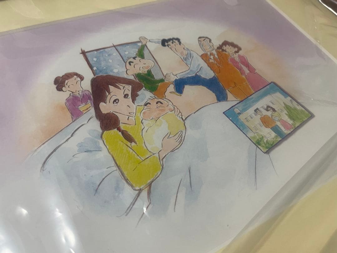 クレヨンしんちゃん 複製原画 告知】3月の受注複製原画はこちら♪しんちゃん、ひまわり、シロのお