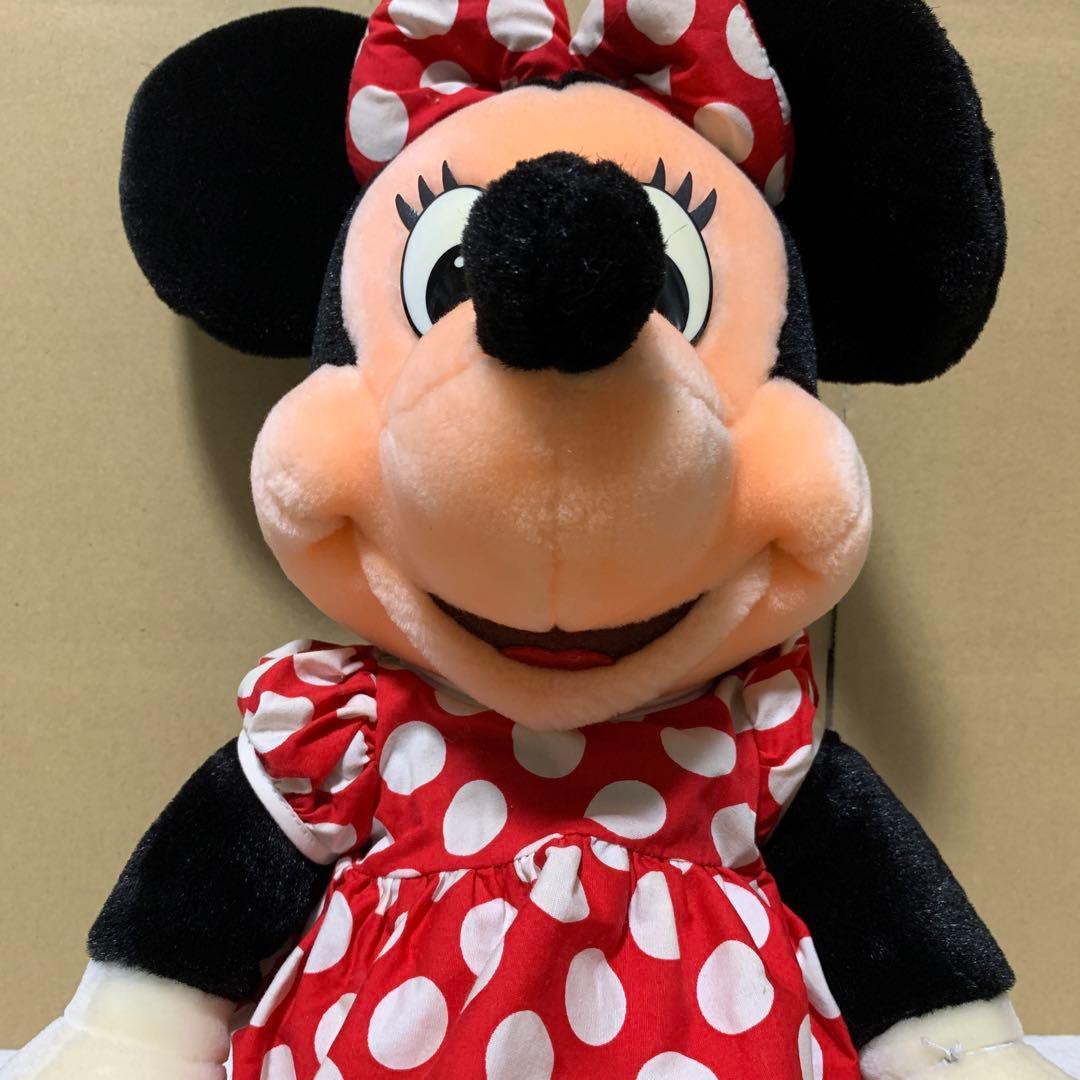 ディズニー ミニーマウス ぬいぐるみ 東京ディズニーランド レトロ