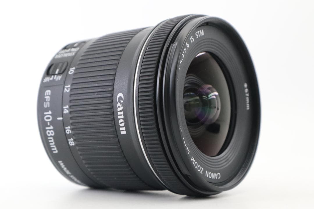 【美品】Canon EF-S 10-18mm F4.5-5.6 IS STM
