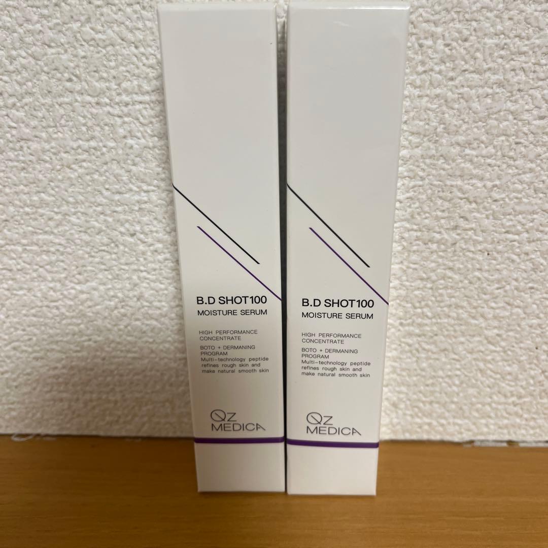 B.D SHOT100 MOISTURE SERUM 25ml 2本セット bdショット 美容液 100 韓国コスメ 50代 塗る QzMEDICA 25ml 2本
