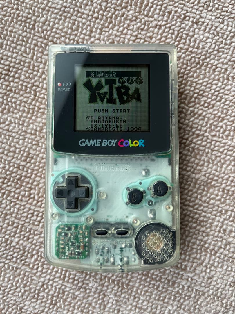 Nintendo ゲームボーイカラー クリア ソフト20本つき - メルカリ