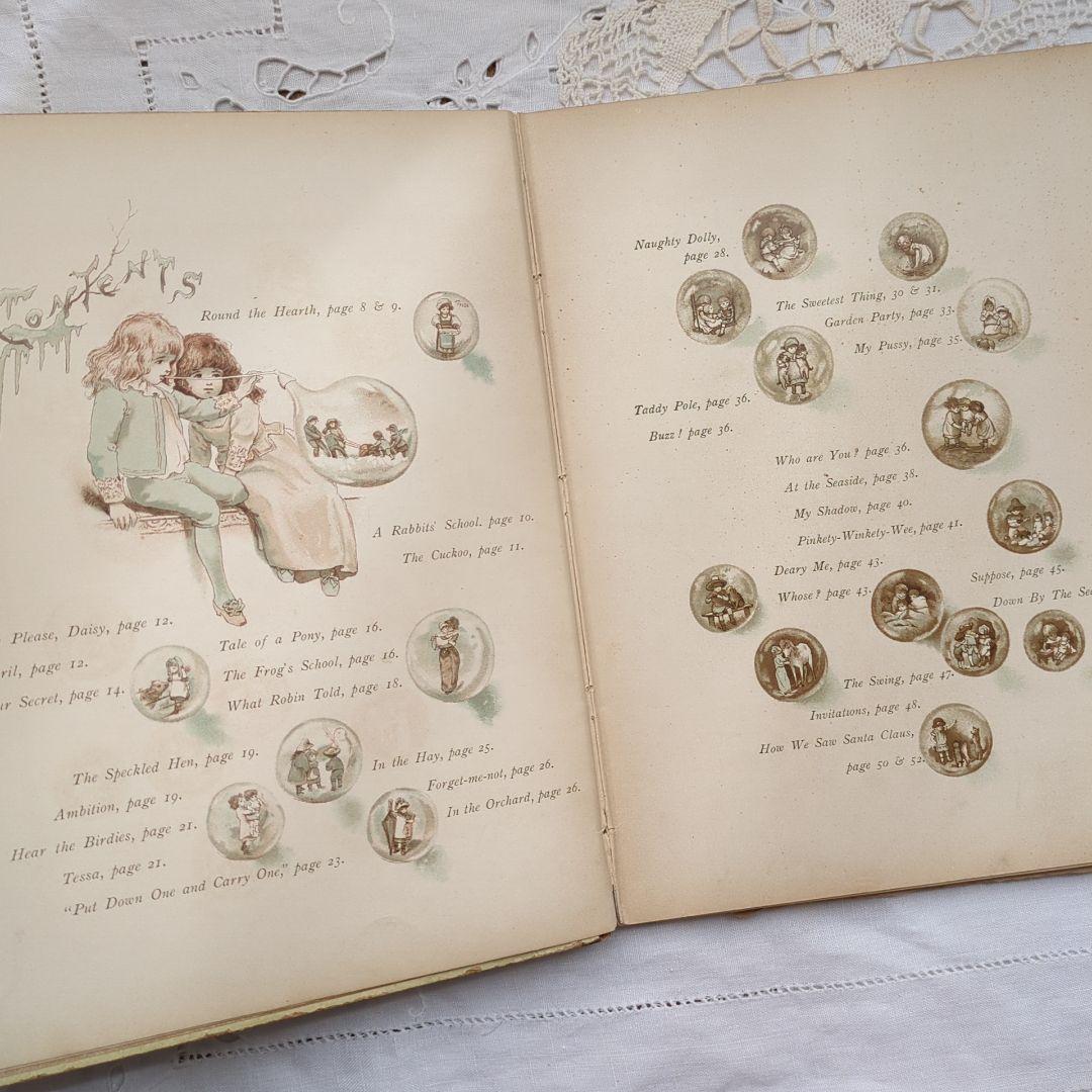 超稀少1885 ハリエットベネット 絵本ヴィクトリアン 洋書児童書