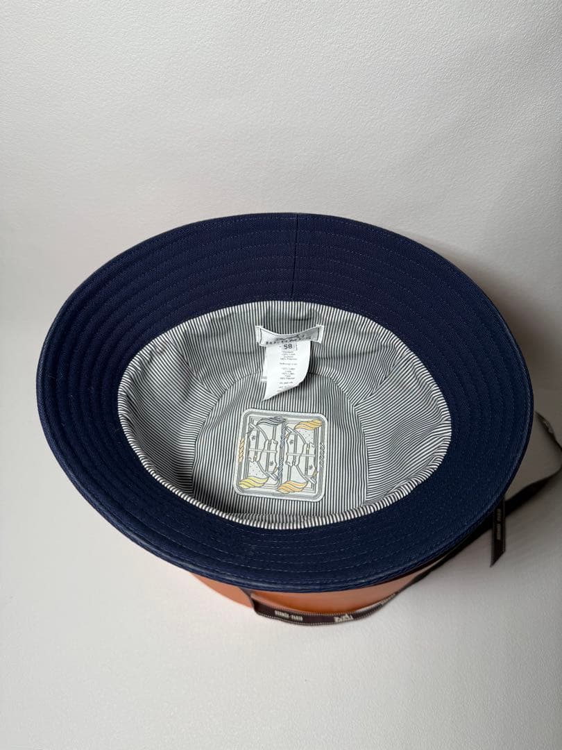 美品！ エルメス バケットハット デニム生地 セリエ 58サイズ - メルカリ