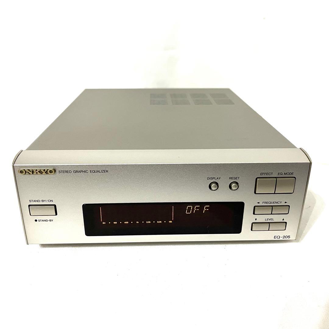 美品☆取説付】ONKYO EQ-205 オンキヨー グラフィックイコライザー
