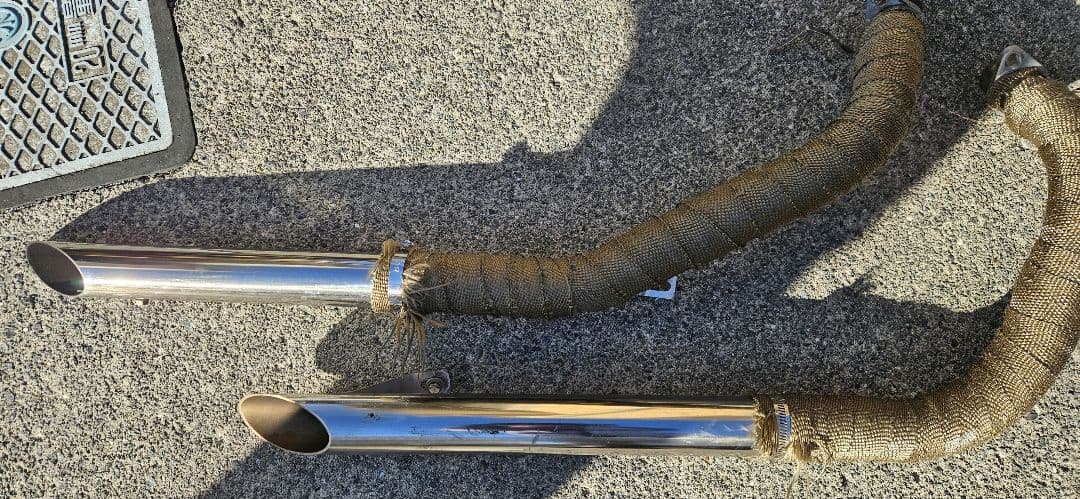 シャドウ400 スラッシュカットマフラー nc34 シャドウ 400 NC34 スラッシュカットマフラー スラッシュカット