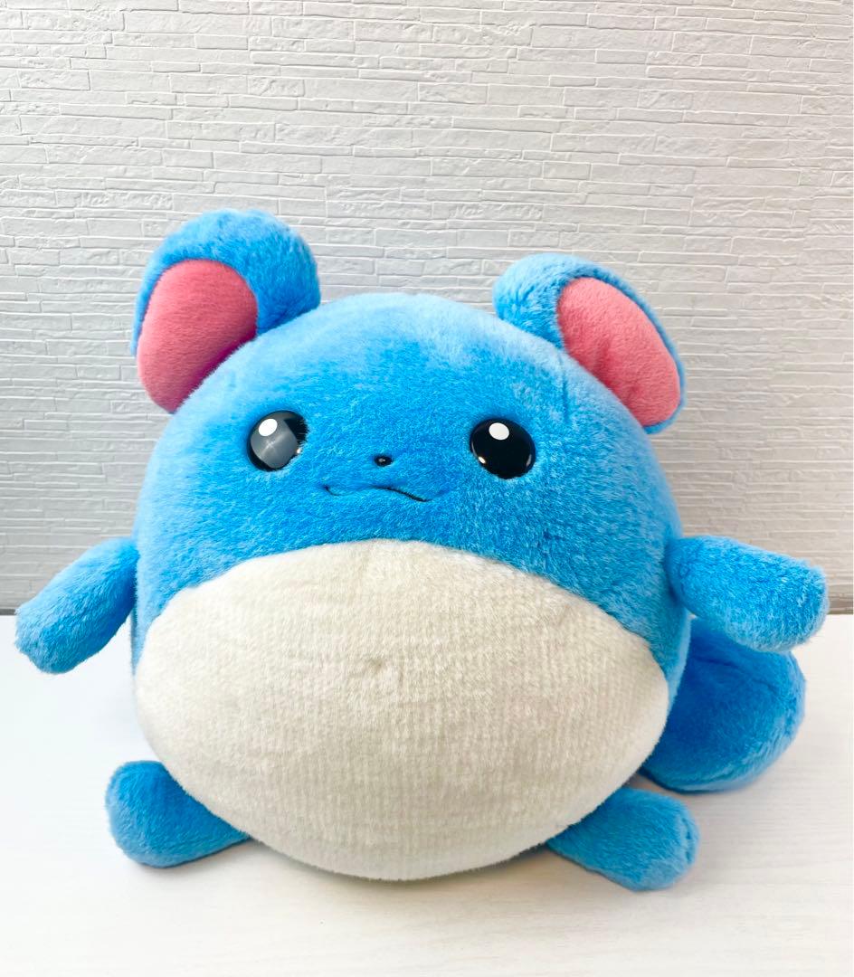 TOMY マリル ぬいぐるみ 大きめ 当時もの ポケモン ポケットモンスター