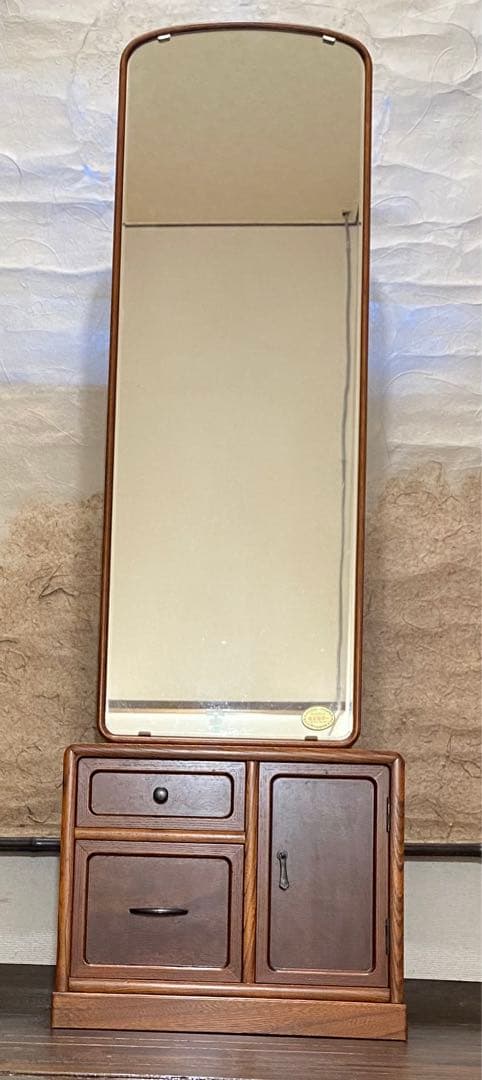 欅ケヤキ　姿鏡台 欅ケヤキ 姿鏡台