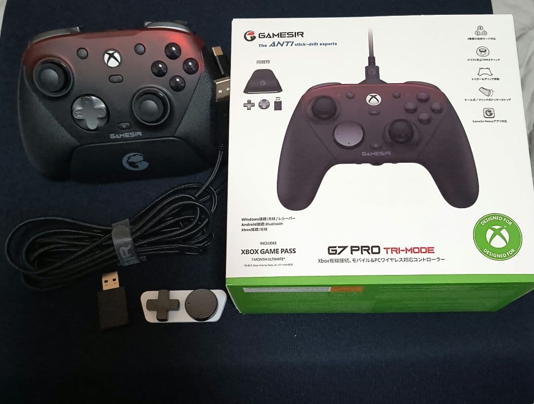 GameSir G7 Pro Black 国内正規品　おまけ付き GameSir GameSir G7 Pro Black 無線 有線 ゲームコントローラー (Xbox
