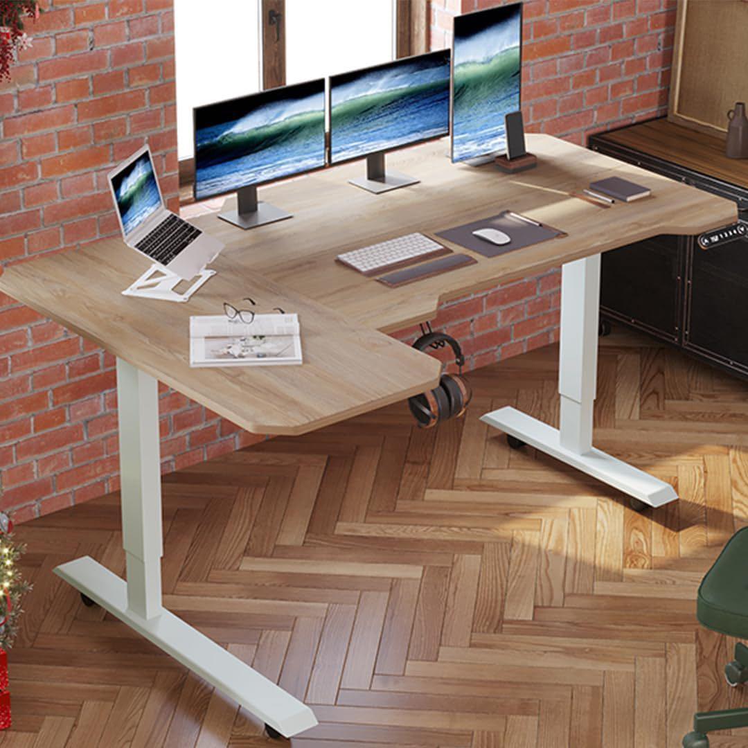 電動式昇降150*101cmゲーミングデス71-117CM 高さメモリー機能 Amazon | Radlove パソコンデスク 電動昇降式 デスク 幅150CM×奥行