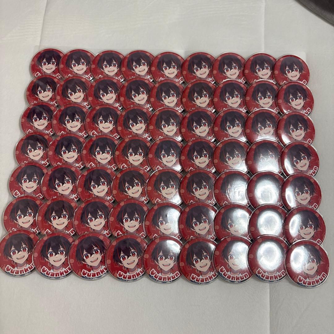 カラフルピーチ　ゆあん　2025 缶バッチ　63点 カラフルピーチ ゆあんくん からぴちパラダイス2025 缶バッジ - メルカリ